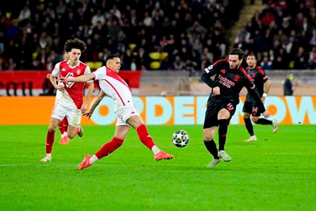 FOOTBALL : AS Monaco VS SL Benfica - Ligue des Champions - 12 02 2025 L AS Monaco recoit le SC Benfica dans le cadre du barrage aller de la Ligue des Champions. MonacoMonaco  Copyright: xWilliamxCannarellax