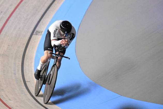 Radsport, Bahnrad-EM Zolder - Sprint Zeitfahren, Maximilian Dornbach holt Silber 13-02-2025 European Championships Elite Track; Giornata 02; 2025, Germany; Dornbach, Maximilian; Zolder Velodromo; 