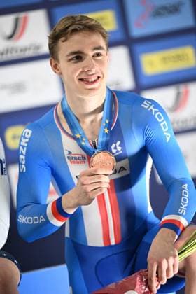 Radsport, Bahnrad-EM Zolder 13-02-2025 European Championships Elite Track; Giornata 02; 2025, Repubblica Ceca; Peterka, David; Zolder Velodromo; 