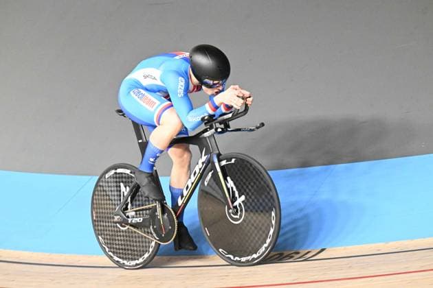 Radsport, Bahnrad-EM Zolder 13-02-2025 European Championships Elite Track; Giornata 02; 2025, Repubblica Ceca; Peterka, David; Zolder Velodromo; 