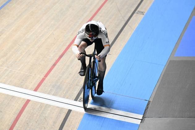 14-02-2025 European Championships Elite Track; Giornata 03; 2025, Spain; Sanchez Garmendia, Esteban; Zolder Velodromo; 