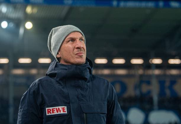 Fussball, Herren, Saison 2024 2025, 2. Bundesliga (22. Spieltag), 1. FC Magdeburg - 1. FC Köln, Trainer Christian Titz (1. FC Magdeburg), 14.02. 2025,