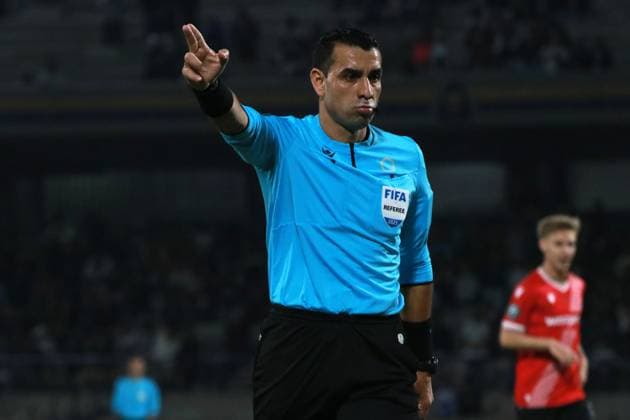 Pumas UNAM v Cavalry - CONCACAF Champions Cup 2025 Referee Juan Gabriel Calderon officiates the return match between Pumas de la UNAM and Cavalry FC, corresponding to the first round of the CONCACAF Champions Cup 2025 at the Estadio Olimpico Universitario, in Mexico City, Mexico, on February 13, 2025. The match ends with a score of Pumas 2-0 Cavalry FC. MÃ xico City Mexico  Copyright: xJosexLuisxToralesx originalFilename:torales-notitle250213_np1Uu.jpg