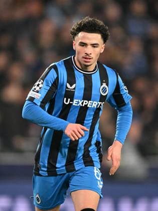 BRUGGE - Chemsdine Talbi of Club Brugge KV during the UEFA Champions League playoff match between Club Brugge and Atalanta BC at the Jan Breydel Stadium on Feb. 12, 2025 in Bruges, Belgi . ANP Hollandse Hoogte UEFA Champions League 2024 25 League Knockout Play-off First Leg 2024 25 xVIxANPxSportx xGerritxvanxKeulenxIVx 519995426 originalFilename: 519995426.jpg