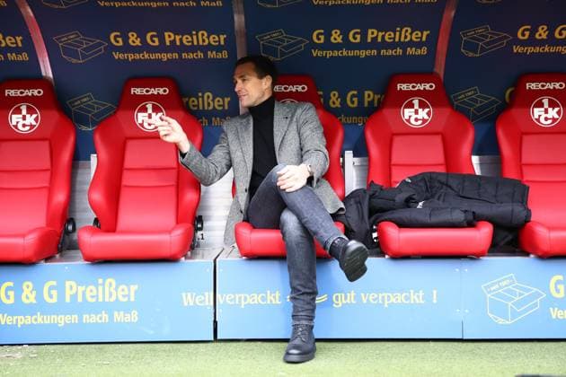 15.02.2025, xmohx, Fussball 2.Bundesliga, 1.FC Kaiserslautern - Hannover 96 v.l. Sportdirektor Marcus Mann (Hannover 96) (DFL DFB REGULATIONS PROHIBIT ANY USE OF PHOTOGRAPHS as IMAGE SEQUENCES and or QUASI-VIDEO) Kaiserslautern
