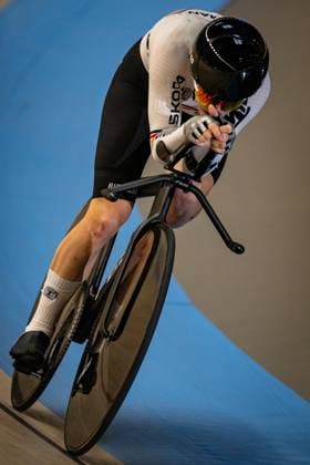 BRAUßE Franziska: UEC Track cycling, Rad, Radsport, Bahnrad, Bahn European Championships Heusden-Zolder 2025 BRAUßE Franziska ( GER ) Germany Hochformat - Hoch - Vertikal - Portrait - Event Veranstaltung: UEC Track Cycling European Championships 2025 - Category Kategorie: Cycling - Track Cycling European Championships - Location Ort: Europe Belgium - Heusden-Zolder - Discipline: Individual Time Trail - Category: Elite Women - Distance: 1000 m - Date Datum: 15.02.2025 Saturday Day 4 -