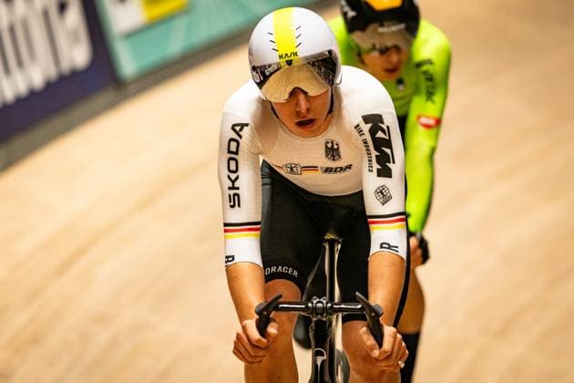 TEUTENBERG Tim Torn: UEC Track cycling, Rad, Radsport, Bahnrad, Bahn European Championships Heusden-Zolder 2025 TEUTENBERG Tim Torn ( GER ) Germany Querformat - quer - horizontal - Landscape - Event Veranstaltung: UEC Track Cycling European Championships 2025 - Category Kategorie: Cycling - Track Cycling European Championships - Location Ort: Europe Belgium - Heusden-Zolder - Discipline: Omnium - Category: Elite Men - Distance: ... m - Date Datum: 15.02.2025 Saturday Day 4 -