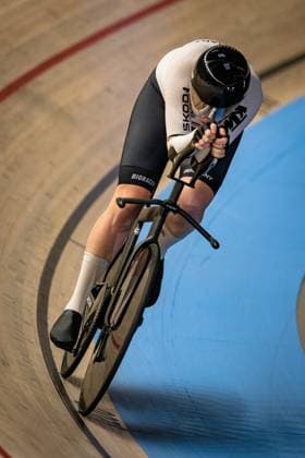 KRÖGER Mieke: UEC Track cycling, Rad, Radsport, Bahnrad, Bahn European Championships Heusden-Zolder 2025 KRÖGER Mieke ( GER ) Germany Querformat - quer - horizontal - Landscape - Event Veranstaltung: UEC Track Cycling European Championships 2025 - Category Kategorie: Cycling - Track Cycling European Championships - Location Ort: Europe Belgium - Heusden-Zolder - Discipline: Individual Pursuit - Category: Elite Women - Distance: 4000 m - Date Datum: 15.02.2025 Saturday Day 4 -