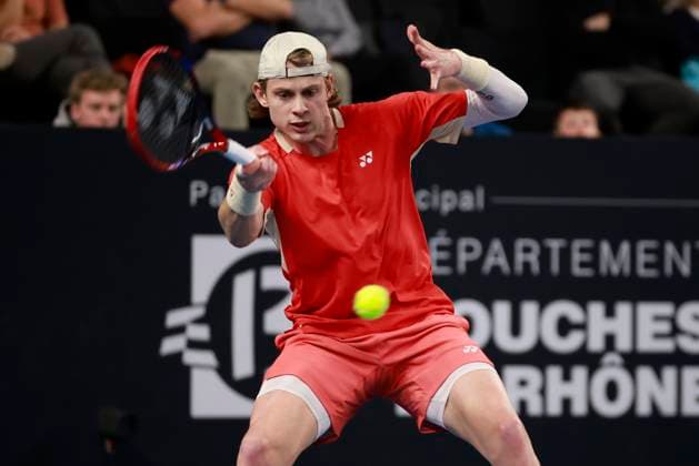 TENNIS OPEN 13 PHOTOPQR LA PROVENCE PENNANT Franck ; Marseille ; 15 02 2025 ; Tennis : OPEN 13 Provence 2025 au Palais des sports de Marseille 1 2 Finale Simple - Zizou BERGS (BEL) Open 13 Provence at the Palais des Sports in Marseille on February 15, 2025 Marseille Marseille France  Copyright: xPHOTOPQR LAxPROVENCE MAXPPPxPENNANTxFranckx 20250215PVL3148 20250215PVL3148