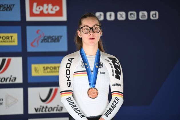15-02-2025 European Championships Elite Women Track; Giornata 04; 2025, Germany; Schneider, Clara; Zolder Velodromo; 