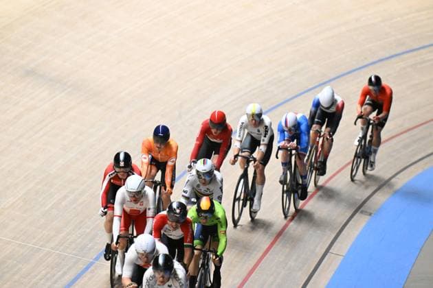 15-02-2025 European Championships Elite Track; Giornata 04; 2025, Germany; 2025, Danimarca; 2025, Olanda; Teutenberg, Tim Torn; Larsen, Niklas; Heijnen, Philip; Zolder Velodromo; 