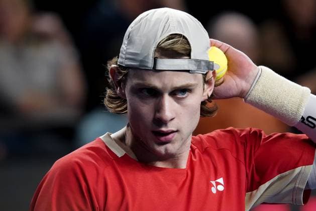 February 15, 2025, Marseille, France, FRANCE: ZIZOU BERGS from Belgium in action against UGO HUMBERT from France during the OPEN 13 2025, ATP, Tennis Herren 250, french tournament, ATP Tour, Hard surface, .Indoor, on Febuary 15, 2025 at Marseille, Palais des sports, France - Photo OLLI Media Marseille FRANCE - ZUMAl184 20250215_zsp_l184_083 Copyright: xEmiliexLohmannx