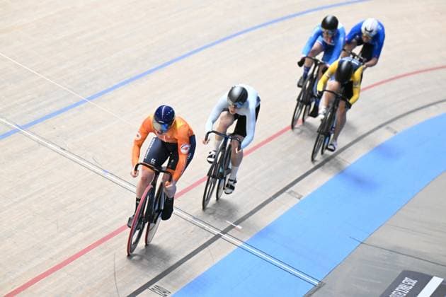 Radsport, Bahnrad-EM Zolder 16-02-2025 European Championships Elite Women Track; Giornata 05; 2025, Olanda; Van Der Peet, Steffie; Zolder Velodromo; 