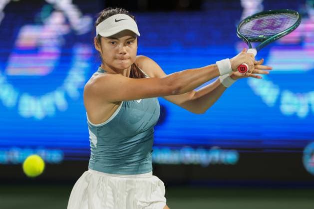 Emma Raducanu, Dubai Duty Free Tennis Championships, Dubai, U.A.E. Copyright: xJuergenxHasenkopfx