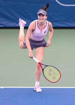 Eva Lys (GER), Dubai Duty Free Tennis Championships, Dubai, U.A.E. Copyright: xJuergenxHasenkopfx