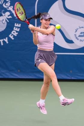 Eva Lys (GER), Dubai Duty Free Tennis Championships, Dubai, U.A.E. Copyright: xJuergenxHasenkopfx