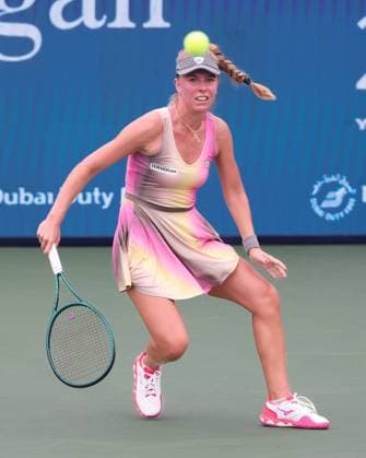 Magdalena Frech (POL), Dubai Duty Free Tennis Championships, Dubai, U.A.E. Copyright: xJuergenxHasenkopfx