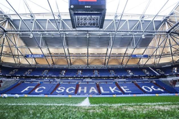 Fussball, 2.Bundesliga Saison 2024 2025 22.Spieltag FC Schalke 04 - Karlsruher SC 16.02.2025, VELTINS-Arena Die VELTINS Arena in Gelsenkirchen vor dem Spiel Gelsenkirchen VELTINS-Arena Nordrhein-Westfahlen Deutschland *** Sports, Football, 2 Bundesliga Season 2024 2025 22 Matchday FC Schalke 04 Karlsruher SC 16 02 2025, VELTINS Arena The VELTINS Arena in Gelsenkirchen before the match Gelsenkirchen VELTINS Arena North Rhine-Westphalia Germany