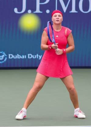 Diana Shnaider, Dubai Duty Free Tennis Championships, Dubai, U.A.E. Copyright: xJuergenxHasenkopfx