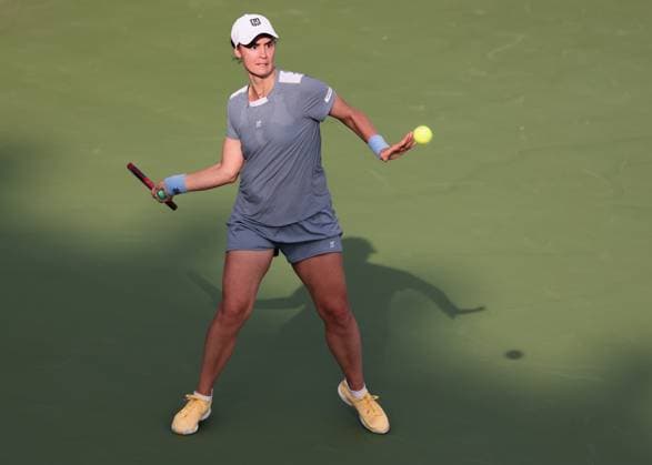 Anhelina Kalinina (UKR), Dubai Duty Free Tennis Championships, Dubai, U.A.E. Copyright: xJuergenxHasenkopfx