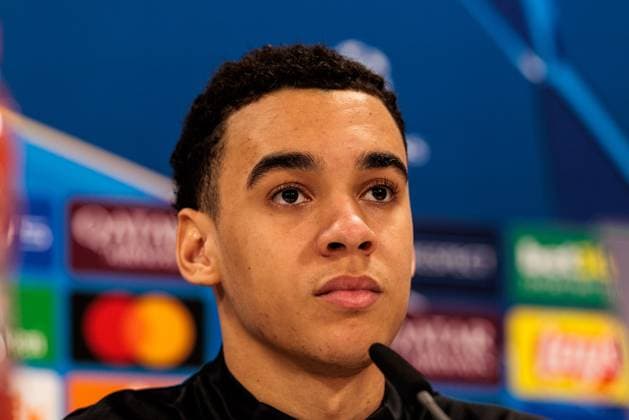 UEFA Champions League: Pressekonferenz FC Bayern München; 17.02.2025 Jamal Musiala (FC Bayern München, 42) UEFA Champions League: Pressekonferenz FC Bayern München vor dem Spiel gegen Celtic FC, München, Trainingsgelände an der Säbenerstr am 17.02.2025 Copyright: xBEAUTIFULxSPORTS Wunderlx