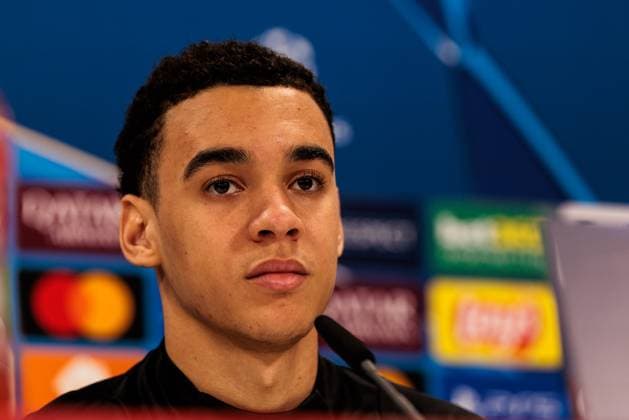 UEFA Champions League: Pressekonferenz FC Bayern München; 17.02.2025 Jamal Musiala (FC Bayern München, 42) UEFA Champions League: Pressekonferenz FC Bayern München vor dem Spiel gegen Celtic FC, München, Trainingsgelände an der Säbenerstr am 17.02.2025 Copyright: xBEAUTIFULxSPORTS Wunderlx
