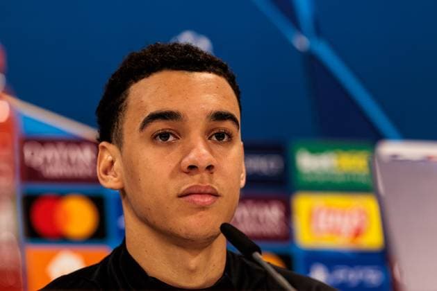 UEFA Champions League: Pressekonferenz FC Bayern München; 17.02.2025 Jamal Musiala (FC Bayern München, 42) UEFA Champions League: Pressekonferenz FC Bayern München vor dem Spiel gegen Celtic FC, München, Trainingsgelände an der Säbenerstr am 17.02.2025 Copyright: xBEAUTIFULxSPORTS Wunderlx