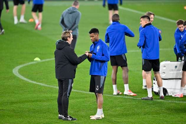 Atalanta v Club Brugge - UEFA Champions League Media Activities 17 02 2025 BERGAMO, ITALY - FEBRUARY 17 : Onyedika Raphael midfielder of Club Brugge pictured during a training session ahead of the UEFA Champions League 2024 25 knockout phase play-off match second leg between Atalanta and Club Brugge on February 17, 2025 in Bergamo, Italy, 17 02 2025 Bergamo Italy  Copyright: xJanxDexMeuleneirx