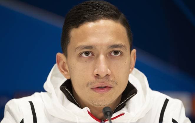 EINDHOVEN - Maura Jr of PSV during the press conference, PK, Pressekonferenz at the Philips Stadium ahead of the Champions League match against Juventus. ANP OLAF CRACK xVIxANPxSportx xxANPxIVx 520292759 originalFilename: 520292759.jpg