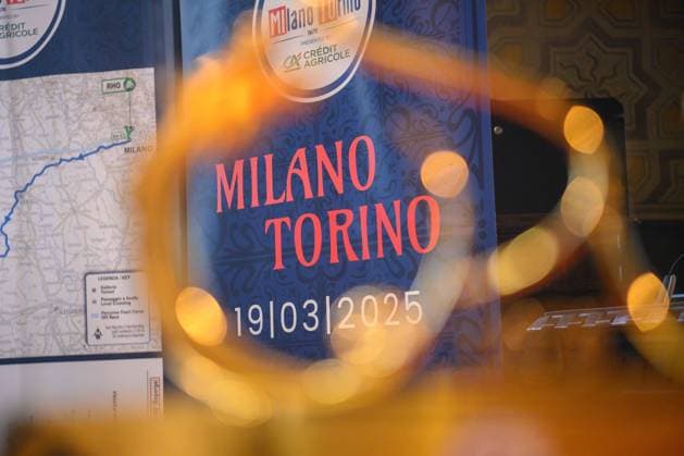 Presentazione gara ciclistica Milano Torino, presso il comune di Rho - Milano, Marted& xec; 18 Febbraio 2025 (Foto Claudio Furlan Lapresse) Milano Torino bicycle race presentation, at the town hall in Rho - Milan, Tuesday, Feb. 18, 2025 (Photo Claudio Furlan Lapresse)  Copyright: xClaudioxFurlan LaPressex