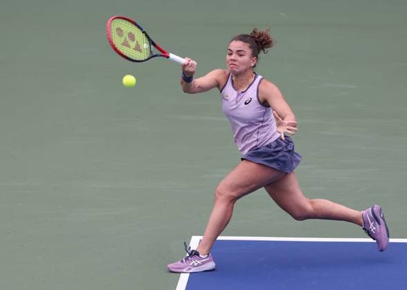 Jasmine Paolini, Dubai Duty Free Tennis Championships, Dubai, U.A.E. Copyright: xJuergenxHasenkopfx