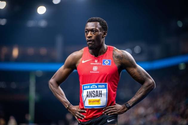 Leichtathletik Berlin 14.02.2025 ISTAF Indoor Berlin 60m Sprint Owen Ansah