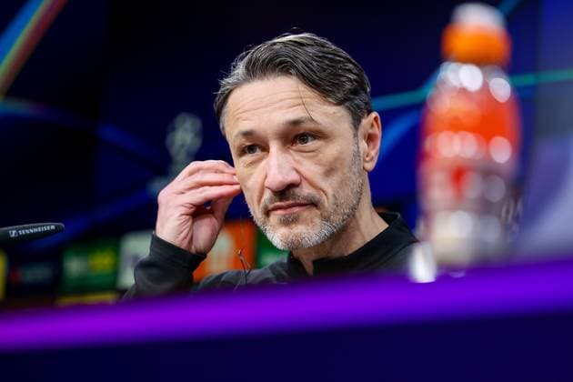 18.02.2025, Pressekonferenz zum UEFA Champions League Spiel zwischen Borussia Dortmund und Sporting Lissabon, Trainer Niko Kovac (Borussia Dortmund), Dortmund Signal Iduna Park NRW Deutschland xRHR-FOTO DEx Copyright: DennisxEwert RHR-FOTOx RHR-FOTO DE