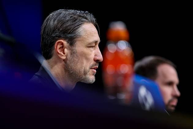 18.02.2025, Pressekonferenz zum UEFA Champions League Spiel zwischen Borussia Dortmund und Sporting Lissabon, Trainer Niko Kovac (Borussia Dortmund) spricht zu den Journalisten, Dortmund Signal Iduna Park NRW Deutschland xRHR-FOTO DEx Copyright: DennisxEwert RHR-FOTOx RHR-FOTO DE