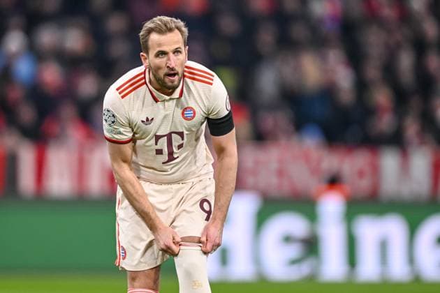 Harry Kane (FC Bayern Muenchen) Looks on during the UEFA Champions League 2024 25 League Knockout Play-off Second Leg match between FC Bayern München and Celtic FC at Allianz Arena on February 18, 2025 in Munich, Germany. (Photo by Harry Langer DeFodi Images) Defodi-541_FCBCFC0250218_10