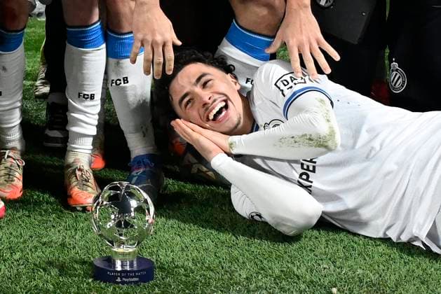Sport Bilder des Tages Atalanta v Club Brugge - UEFA Champions League BERGAMO, ITALY - FEBRUARY 18 : Talbi Chemsdine midfielder of Club Brugge during the UEFA Champions League 2024 25 knockout phase play-off match second leg between Atalanta and Club Brugge on February 18, 2025 in Bergamo, Italy, 18 02 2025 Bergamo Italy  Copyright: xJanxDexMeuleneirx