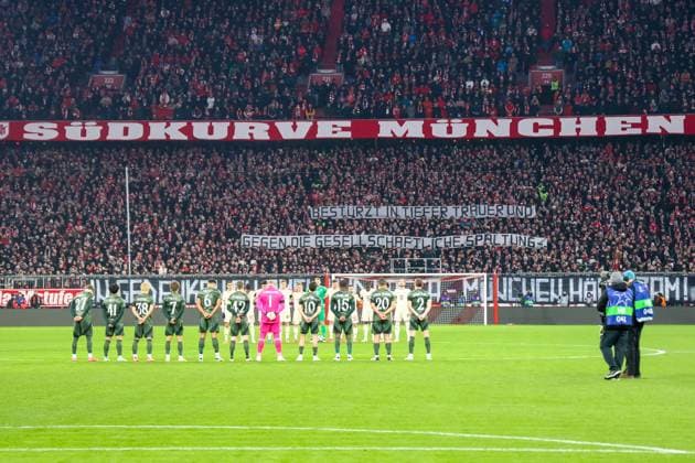 . Fussball: Bayern - Celtic. Fußball Championsleague, FC Bayern München - Celtic Glasgow FC 1:1, Play Off Rückspiel, Saison 2024-2025, am 18.02.2025 in Muenchen, A L L I A N Z A R E N A, Deutschland. Quelle Copyright Credit : Oryk HAIST xFUSSBALL-BAYERN-CELTICx