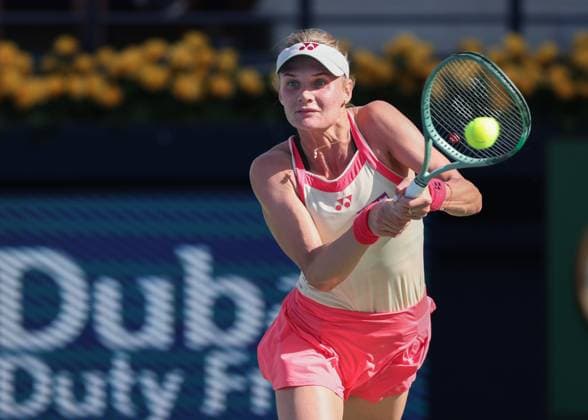 Dayana Yastremska (UKR), Dubai Duty Free Tennis Championships, Dubai, U.A.E. Copyright: xJuergenxHasenkopfx