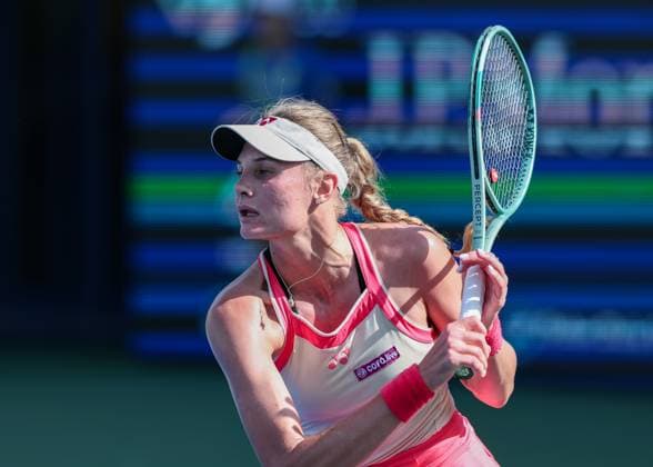 Dayana Yastremska (UKR), Dubai Duty Free Tennis Championships, Dubai, U.A.E. Copyright: xJuergenxHasenkopfx