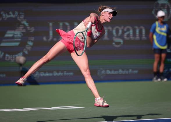 Dayana Yastremska (UKR), Dubai Duty Free Tennis Championships, Dubai, U.A.E. Copyright: xJuergenxHasenkopfx