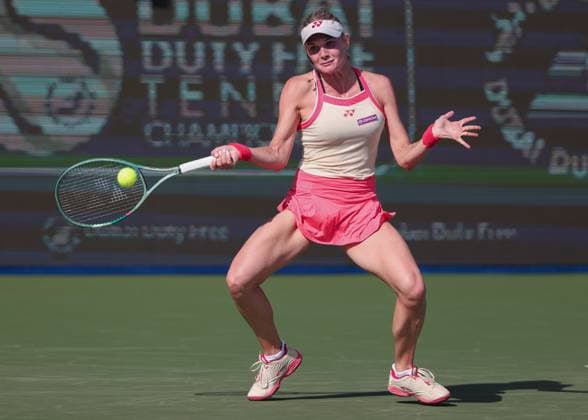 Dayana Yastremska (UKR), Dubai Duty Free Tennis Championships, Dubai, U.A.E. Copyright: xJuergenxHasenkopfx