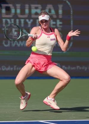 Dayana Yastremska (UKR), Dubai Duty Free Tennis Championships, Dubai, U.A.E. Copyright: xJuergenxHasenkopfx