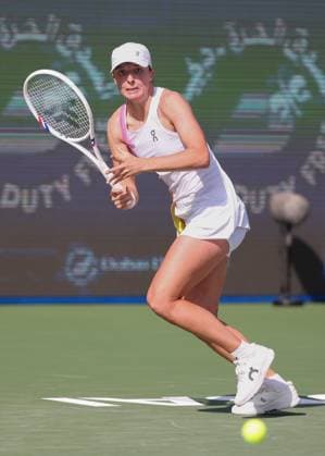 Iga Swiatek (POL), Dubai Duty Free Tennis Championships, Dubai, U.A.E. Copyright: xJuergenxHasenkopfx