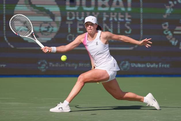 Iga Swiatek (POL), Dubai Duty Free Tennis Championships, Dubai, U.A.E. Copyright: xJuergenxHasenkopfx