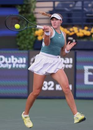 Mirra Andreeva, Dubai Duty Free Tennis Championships, Dubai, U.A.E. Copyright: xJuergenxHasenkopfx