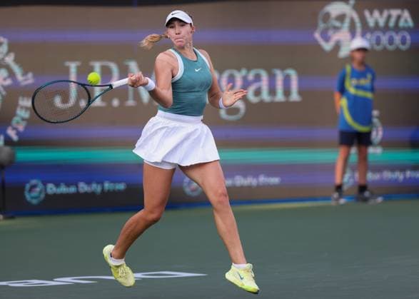 Mirra Andreeva, Dubai Duty Free Tennis Championships, Dubai, U.A.E. Copyright: xJuergenxHasenkopfx