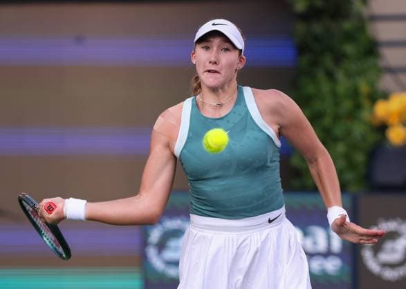 Mirra Andreeva, Dubai Duty Free Tennis Championships, Dubai, U.A.E. Copyright: xJuergenxHasenkopfx