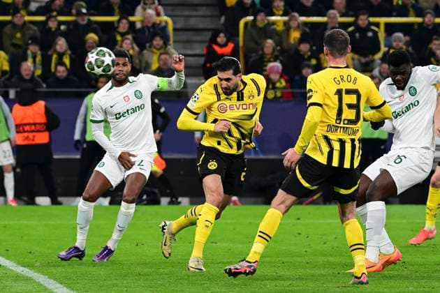 Emre Can 23 (Borussia Dortmund), Borussia Dortmund vs. Sporting Clube de Portugal Lissabon , Fussball, Champions League, Playoffs, 19.02.2025 Dortmund Nordrhein-Westfalen Deutschland