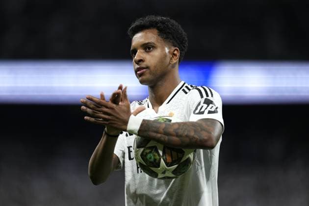Cc Madrid 19 02 2025 - Champions League Real Madrid-Manchester City foto Cesar Cebolla Image nella foto: Rodrygo 