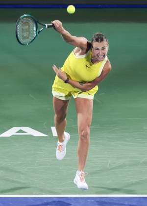 Aryna Sabalenka, Dubai Duty Free Tennis Championships, Dubai, U.A.E. Copyright: xJuergenxHasenkopfx